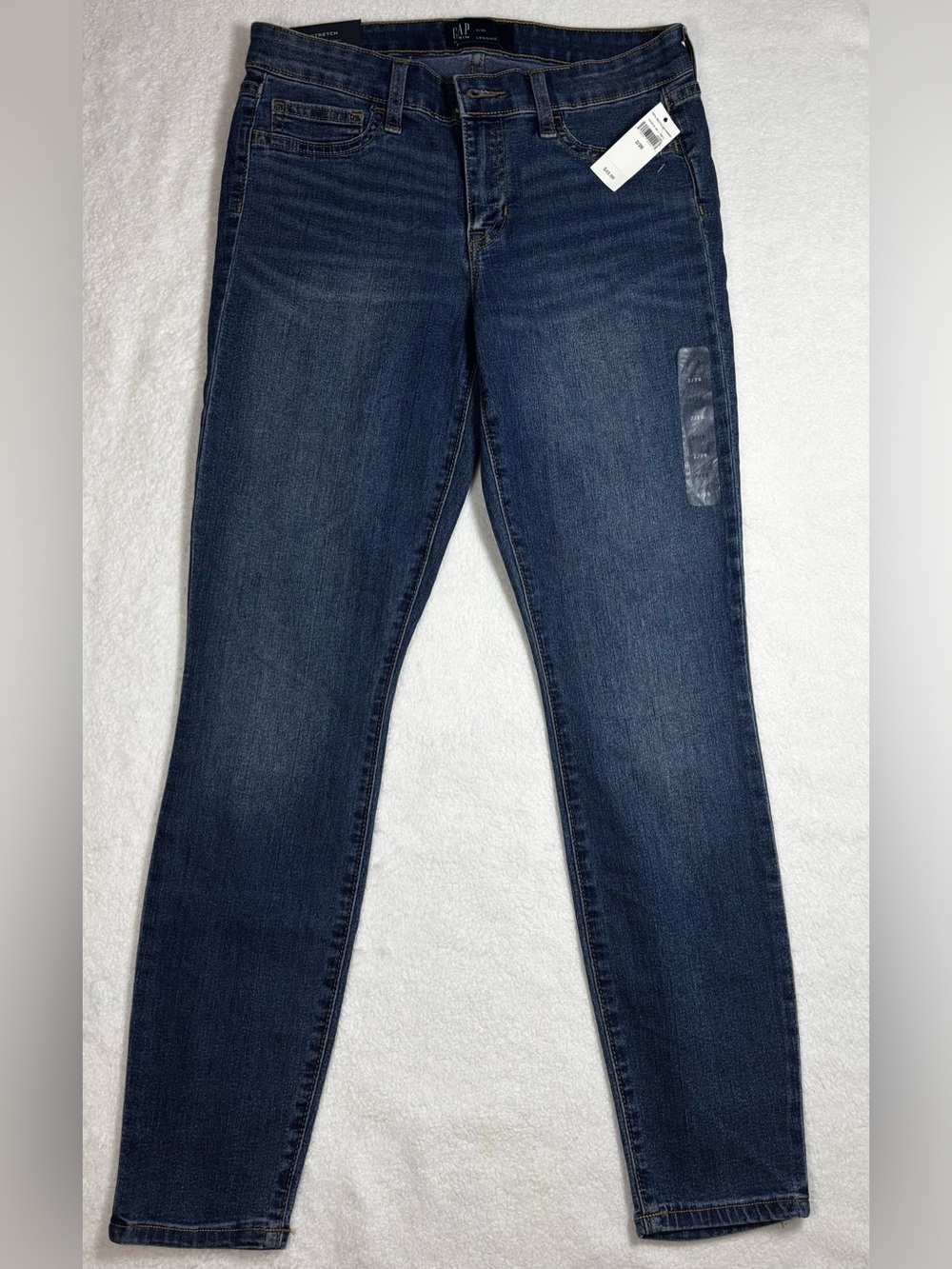 GAP Women’s Denim Leggings Size 2/26 Blue Stretch Fit Mid Rise NWT